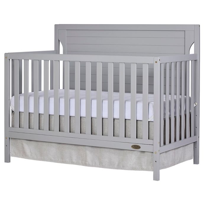 Dream On Me Cape Cod 4 In 1 Convertible Crib In Pebble Grey