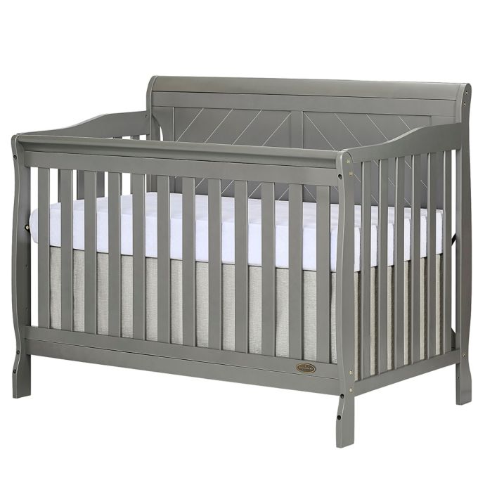 Dream On Me Ashton 4 In 1 Convertible Crib In Grey Bed Bath Beyond