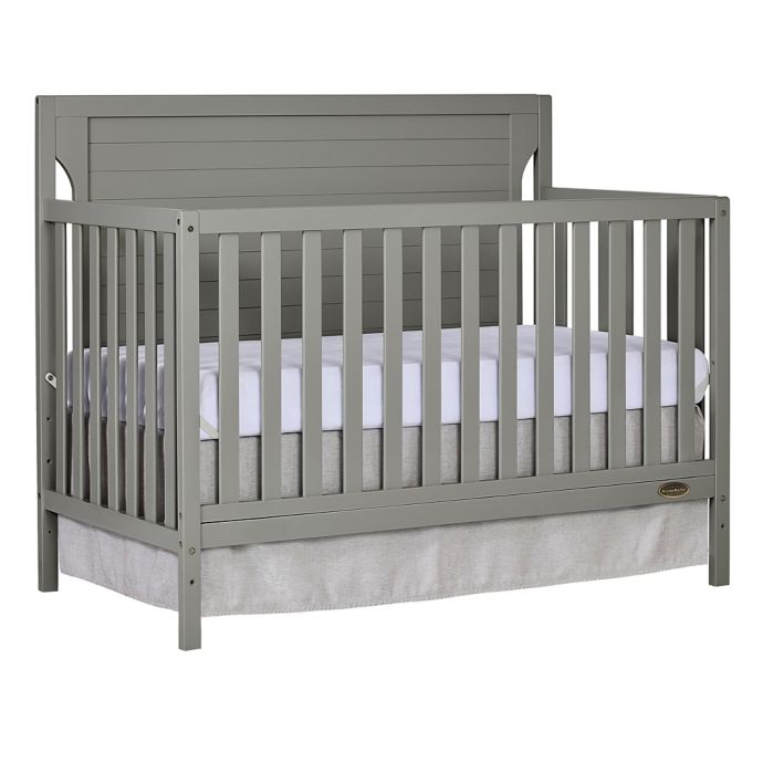 Dream On Me Cape Cod 4 In 1 Convertible Crib In Grey Bed Bath