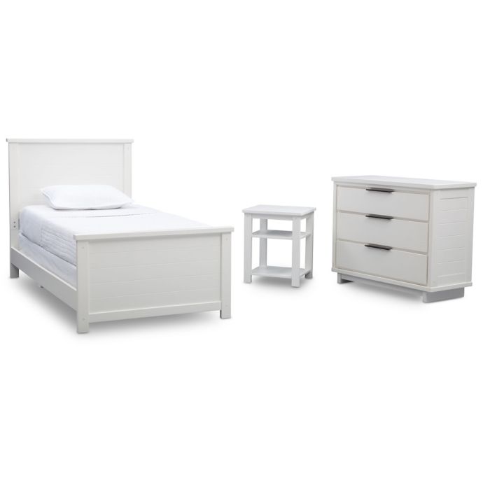 Delta Meadowbrook 3 Piece Toddler Bed Nightstand And Dresser Set