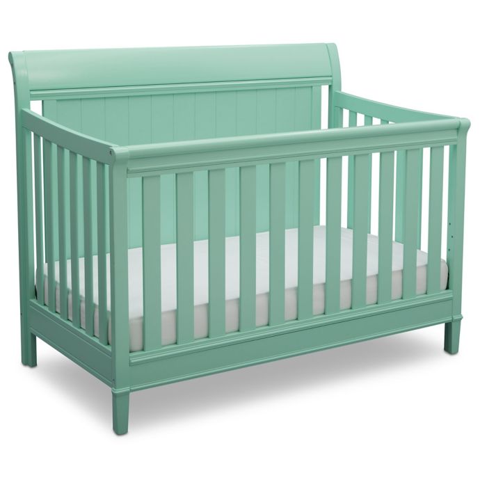 Delta Children New Haven 4 In 1 Convertible Crib In Aqua Bed