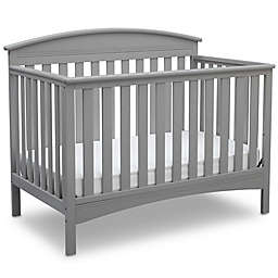 Delta Children Abby 4-in-1 Convertible Crib in Grey