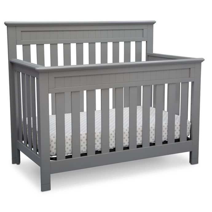 Delta Chalet 4 In 1 Convertible Crib In Grey Buybuy Baby