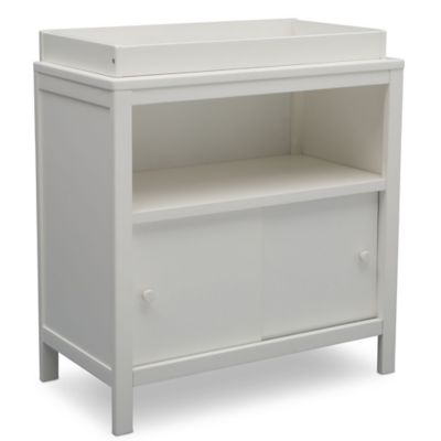 delta changing table white