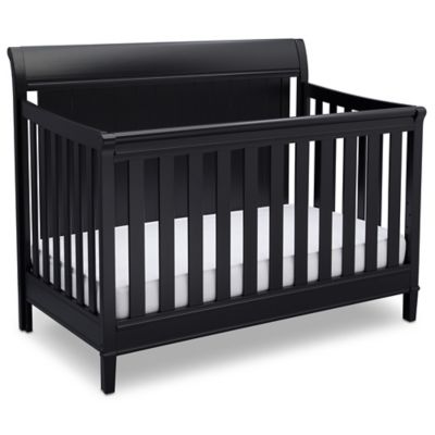 Delta New Haven 4 In 1 Convertible Crib In Black Buybuy Baby