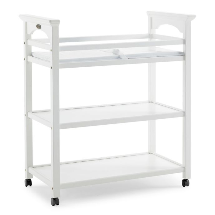 Graco Lauren Changing Table With Pad In White Buybuy Baby