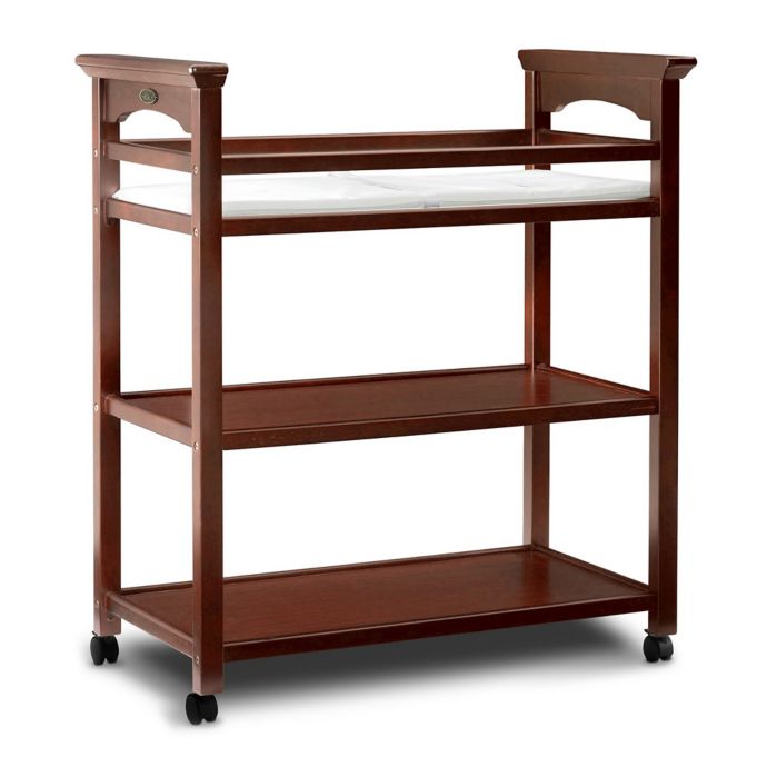 Graco Lauren Changing Table With Pad In Cherry Bed Bath Beyond