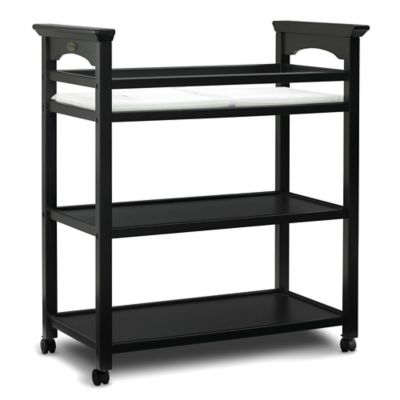 black changing table