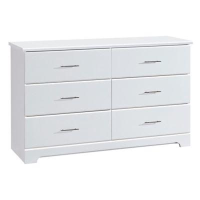 Storkcraft Brookside 6 Drawer Dresser In White Bed Bath Beyond