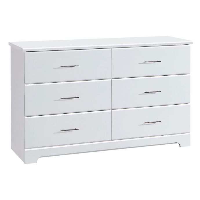 Storkcraft Brookside 6-Drawer Dresser in White | buybuy BABY