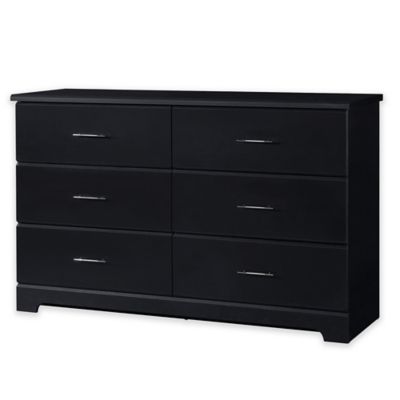 alpine 6 drawer double dresser