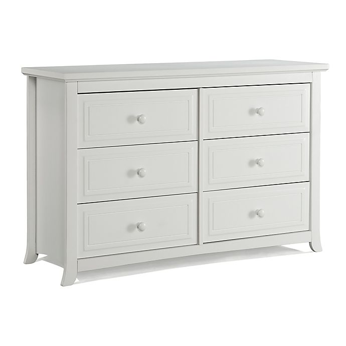 Graco Kendall 6 Drawer Double Dresser In White Buybuy Baby