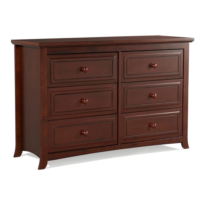 Graco Kendall 6 Drawer Double Dresser In Cherry Bed Bath Beyond