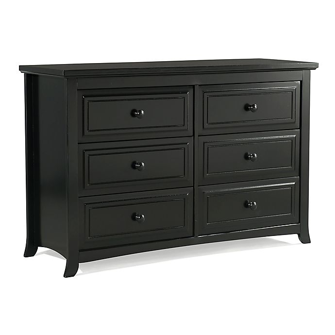 Graco Kendall 6 Drawer Double Dresser In Black Buybuy Baby
