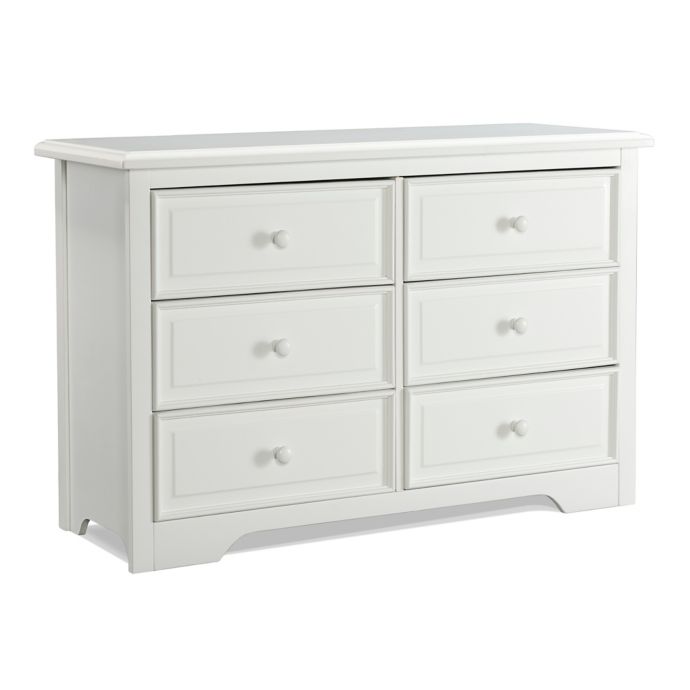 Graco Brooklyn 6 Drawer Double Dresser In White Buybuy Baby