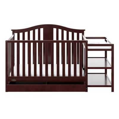 graco crib with changing table