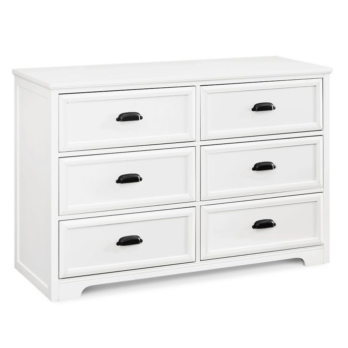 Davinci Charlie Homestead 6 Drawer Double Dresser In White