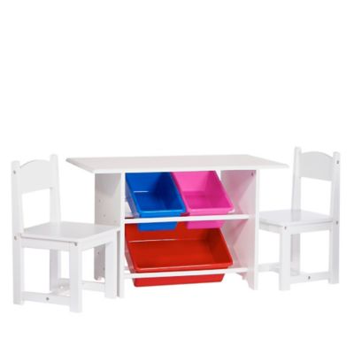 child's activity desk and chair