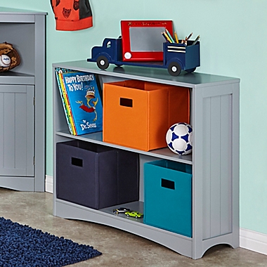 RiverRidge Home Horizontal Bookcase for Kids in Grey. View a larger version of this product image.