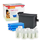 Ameda Cool &#39;N Carry Milk Insulated Storage Tote with 6 Bottles