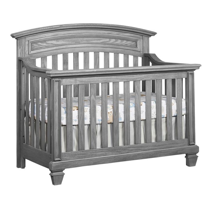 Oxford Richmond 4 In 1 Convertible Crib In Brushed Grey Bed Bath