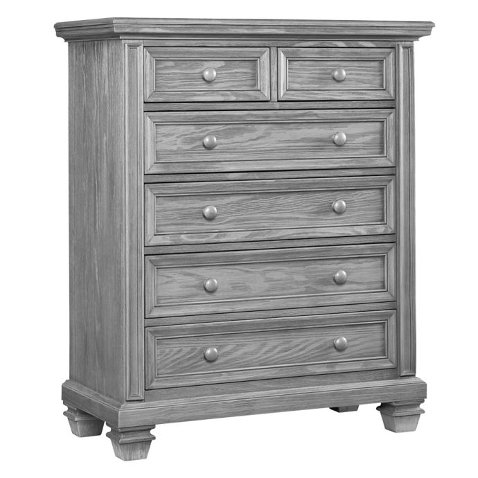 Oxford Richmond 6 Drawer Chest In Brushed Grey Buybuy Baby
