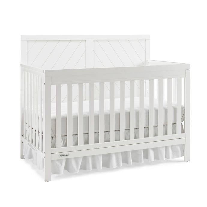 Fisher Price Buckland 4 In 1 Convertible Crib In Snow White Bed