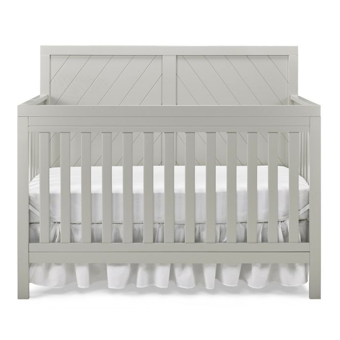 Fisher Price Buckland 4 In 1 Convertible Crib In Misty Grey