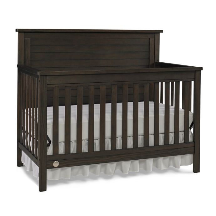 Fisher Price Quinn 4 In 1 Convertible Crib In Weathered Brown