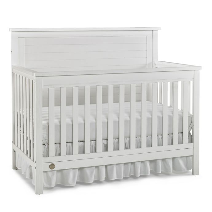 Fisher Price Quinn 4 In 1 Convertible Crib In Weathered White