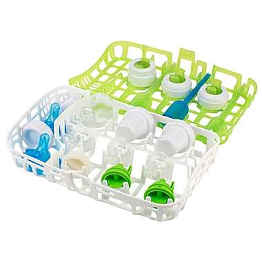 Dr. Browns&reg; Natural Flow&reg; Bottle Parts Options&trade; Dishwasher Basket in Green. View a larger version of this product image.