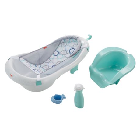 Fisher Price 4 In 1 Sling N Seat Bath Tub In Grey Buybuy Baby