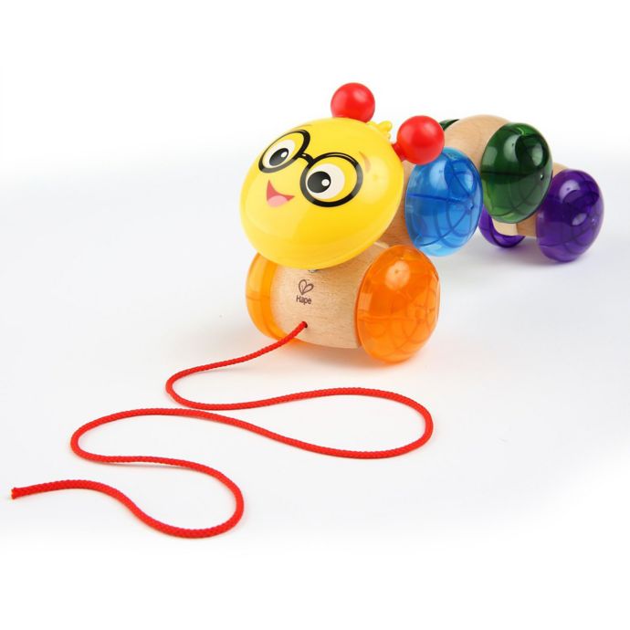 Hape Baby Einstein Inch Along Cal Wooden Pull Toy Buybuy Baby