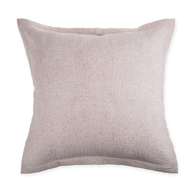 Wamsutta Vintage Paisley European Pillow Sham In Blush Bed Bath