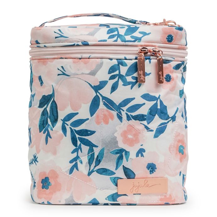 Ju Ju Be Rose Fuel Cell Bottle Bag In Whimsical Watercolor