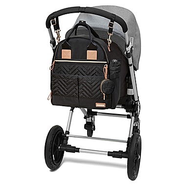 SKIP*HOP&reg; Suite 6-Piece Diaper Backpack Set in Black. View a larger version of this product image.