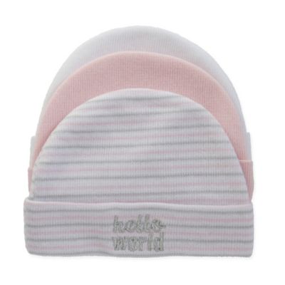 white wooly hat