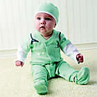 Alternate image 2 for Baby Aspen Size 0-6M &quot;Big Dreamzzz&quot; Baby M.D. 3-Piece Coverall, Hat and Booties Set