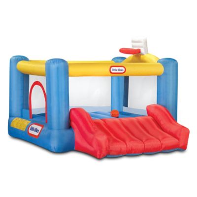 little tikes bounce house with basketball hoop