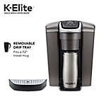 Alternate image 10 for Keurig&reg; K-Elite&trade; Single Serve K-Cup&reg; Pod Hot &amp; Iced Coffee Maker in Brushed Slate
