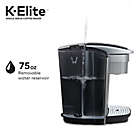 Alternate image 4 for Keurig&reg; K-Elite&trade; Single Serve K-Cup&reg; Pod Hot &amp; Iced Coffee Maker in Brushed Silver