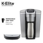 Alternate image 9 for Keurig&reg; K-Elite&trade; Single Serve K-Cup&reg; Pod Hot &amp; Iced Coffee Maker in Brushed Silver