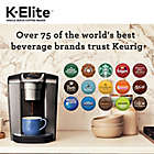 Alternate image 11 for Keurig&reg; K-Elite&trade; Single Serve K-Cup&reg; Pod Hot &amp; Iced Coffee Maker in Brushed Silver