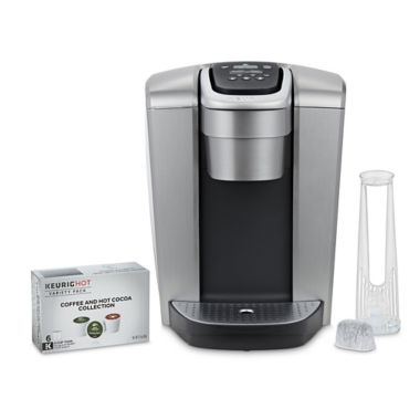 Keurig&reg; K-Elite&trade; Single Serve K-Cup&reg; Pod Hot &amp; Iced Coffee Maker in Brushed Silver. View a larger version of this product image.