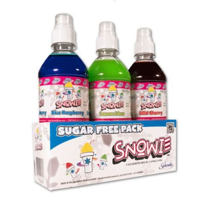 Snowie&trade; 3-Pack Sugar Free Flavored Snow Cone Syrup