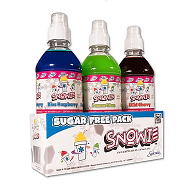 Snowie&trade; 3-Pack Sugar Free Flavored Snow Cone Syrup. View a larger version of this product image.