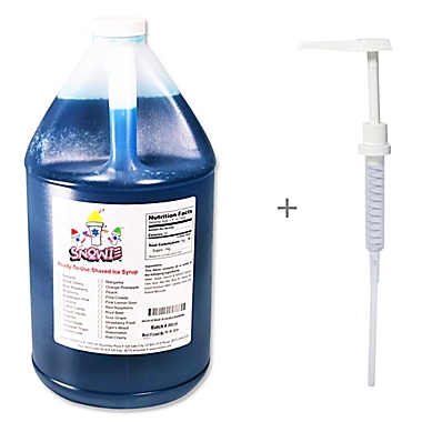 Snowie&trade; 1-Gallon Blue Raspberry Flavored Syrup. View a larger version of this product image.