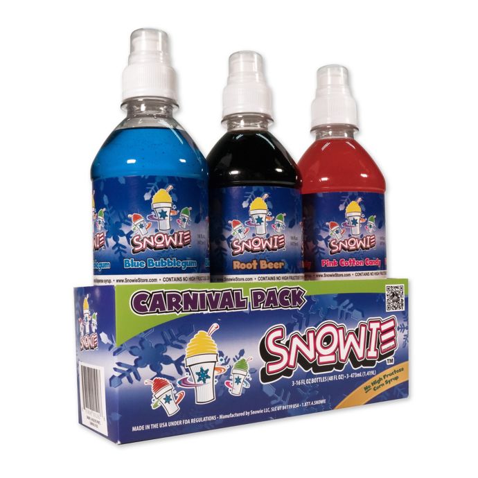 Snowie™ 3-Pack Carnival Style Flavored Snow Cone Syrup | Bed Bath and ...