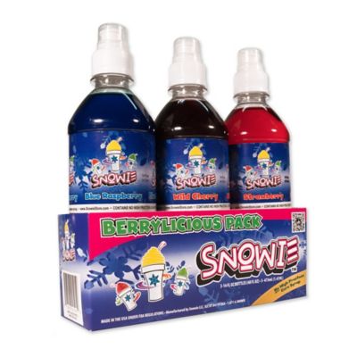 Snowie&trade; 3-Pack Berrylicious Flavored Snow Cone Syrup