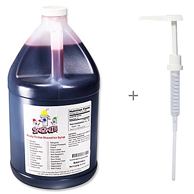 Snowie&trade; 1-Gallon Wild Cherry Flavored Syrup. View a larger version of this product image.